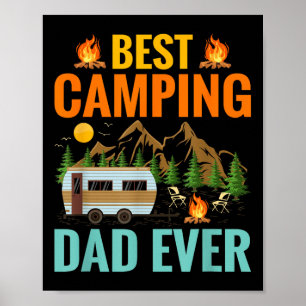 Lustiger Bester Camping-Vater Aller Zeiten Vaterta Poster