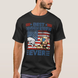 Lustiger bester Chesapeake Bay Retriever-Vater all T-Shirt