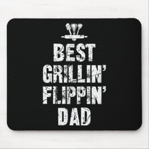 Lustiger Bester Griller Flipping Dad Bbq Fleisch G Mousepad