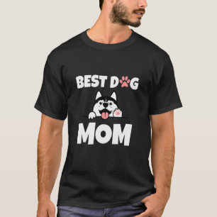 Lustiger bester Mutter Hund Husky T-Shirt