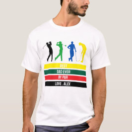 lustiger bester Papa je nach Par,individueller T - T-Shirt