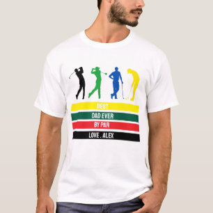 lustiger bester Papa je nach Par,individueller T - T-Shirt