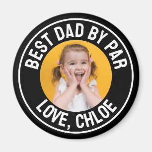 Lustiger Bester Papa Von Par Foto Magnet
