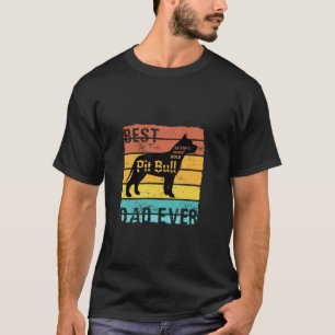 Lustiger bester Pit Bull-Hundepapa ever Lustiger R T-Shirt