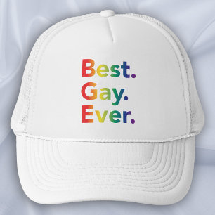 Lustiger Bester Schwuler Aller LGBTQ Empowerment Truckerkappe
