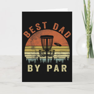 Lustiger Bester Vater By Par Disc Golf Vater Tag M Karte