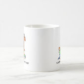 Lustiger Betrieb Kaffeetasse (Mittel)