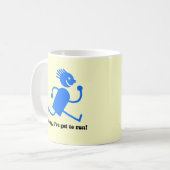 Lustiger Betrieb Kaffeetasse (Vorderseite Links)