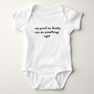 Lustiger Beweis, dass mein Daddy manche Dinge rich Baby Strampler