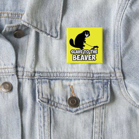 Lustiger Biber Button (Beispiel)