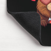Lustiger Biber Herz Schokolade Valentinstag Damen  Mousepad (Ecke)