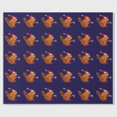 Lustiger Biber in der Geschenkpapier (Flach)