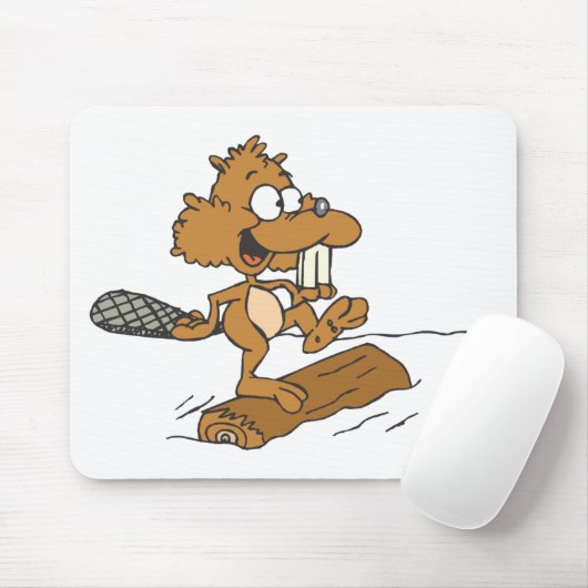 Lustiger Biber Mousepad (Mit Mouse)