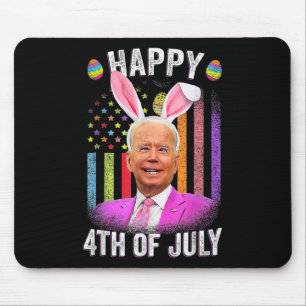 Lustiger Biden Froher 4. Juli Verwirrter Ostern Bi Mousepad