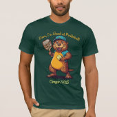 Lustiger Bieber Pickleball T-Shirt (Vorderseite)