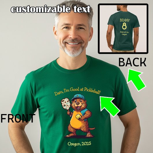 Lustiger Bieber Pickleball T-Shirt