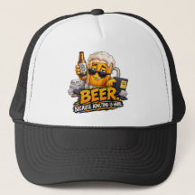 Lustiger Bier Trucker Hut