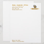 Lustiger Bierbecher Briefbogen (Vorne/Hinten)