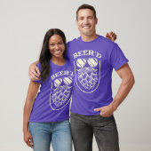Lustiger Bierd Bart Bier Hopfen Craft Bier Trinker T-Shirt (Unisex)