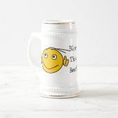 Lustiger Bierkrug! Bierglas (Vorderseite Links)