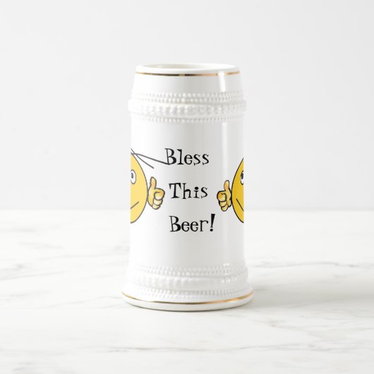 Lustiger Bierkrug! Bierglas (Mittel)