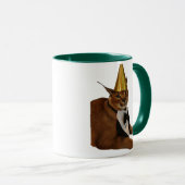 Lustiger Big Floppa Geburtstag Katzen-Meme-Doppelw Tasse (VorderseiteRechts)