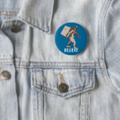 Lustiger Bigfoot Button (Beispiel)