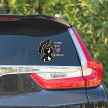 Lustiger BigFoot „Du bist mein Squatchy“ Auto