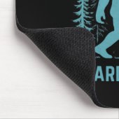 Lustiger Bigfoot Ein Typ wie ich ist schwer im Wal Mousepad (Ecke)
