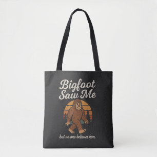 Lustiger Bigfoot "Er hat mich gesehen, aber nieman Tasche