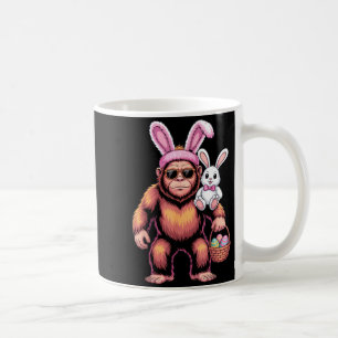 Lustiger Bigfoot-Hasen-Kostüm für Ostergläubige Kaffeetasse