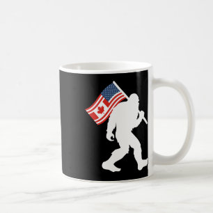 Lustiger Bigfoot Kanada Der 51. Staat Trump Kanada Kaffeetasse