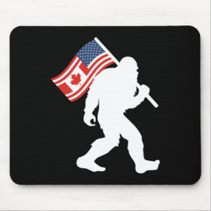 Lustiger Bigfoot Kanada Der 51 Staat Trump Kanada Mousepad