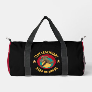Lustiger Bigfoot Laufmotivation Duffle Bag