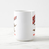 Lustiger Bigfoot Laufmotivation Kaffeetasse (Mittel)