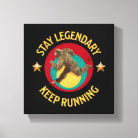 Lustiger Bigfoot Laufmotivation