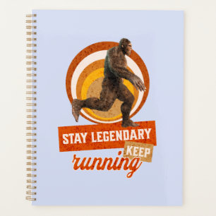 Lustiger Bigfoot Laufmotivation Planer
