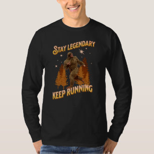 Lustiger Bigfoot Laufmotivation T-Shirt