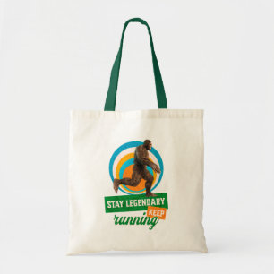 Lustiger Bigfoot Laufmotivation Tragetasche