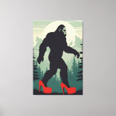 Lustiger Bigfoot Leinwanddruck (Vorderseite)