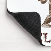 Lustiger Bigfoot Mousepad (Ecke)