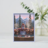 Lustiger Bigfoot Postkarte (Stehend Vorderseite)