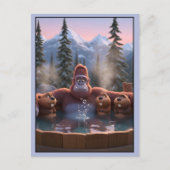 Lustiger Bigfoot Postkarte (Vorderseite)