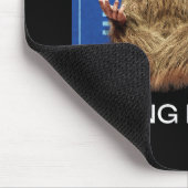 Lustiger Bigfoot-Programmierer lädt später codiere Mousepad (Ecke)