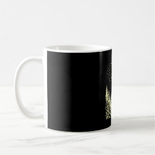 Lustiger Bigfoot pustet Löwenzahn vintage Sasquatc Kaffeetasse