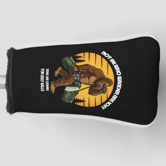 Lustiger Bigfoot-Puttercover Golf Headcover (Vorderseite)