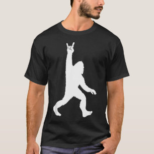 Lustiger Bigfoot Rock Roll Sasquatch T-Shirt