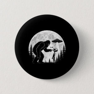 Lustiger Bigfoot Sasquatch Boop Nase Alien Ufo Hum Button