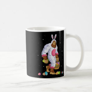 Lustiger Bigfoot Sasquatch Frohe Ostern Hase Eier Kaffeetasse
