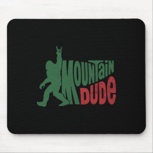 Lustiger Bigfoot Sasquatch Wander Geschenk für Män Mousepad